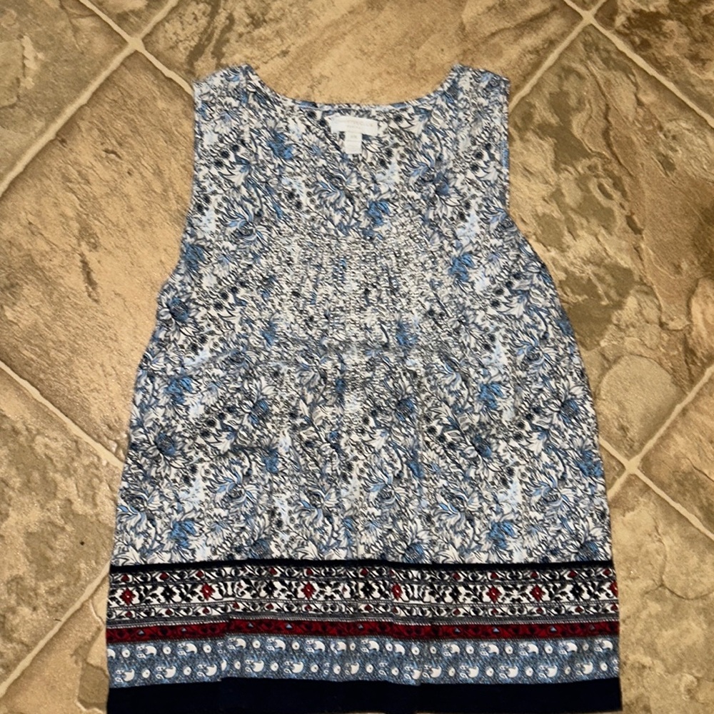 Petite Medium Flower Tank